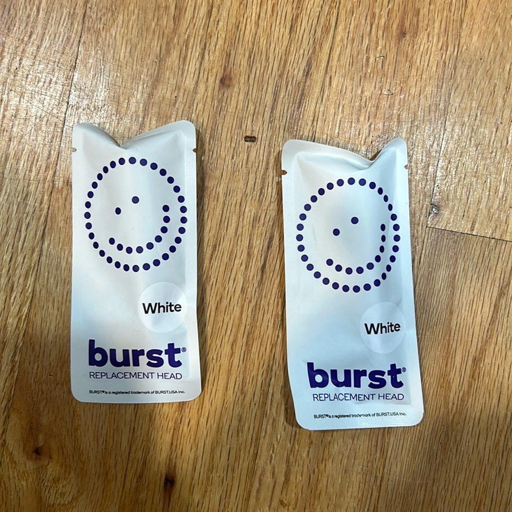 2 burst replacement heads white